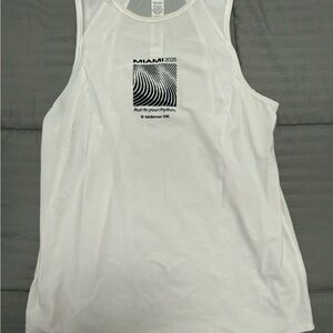 lululemon athletica White Tank Miami 2025 10k